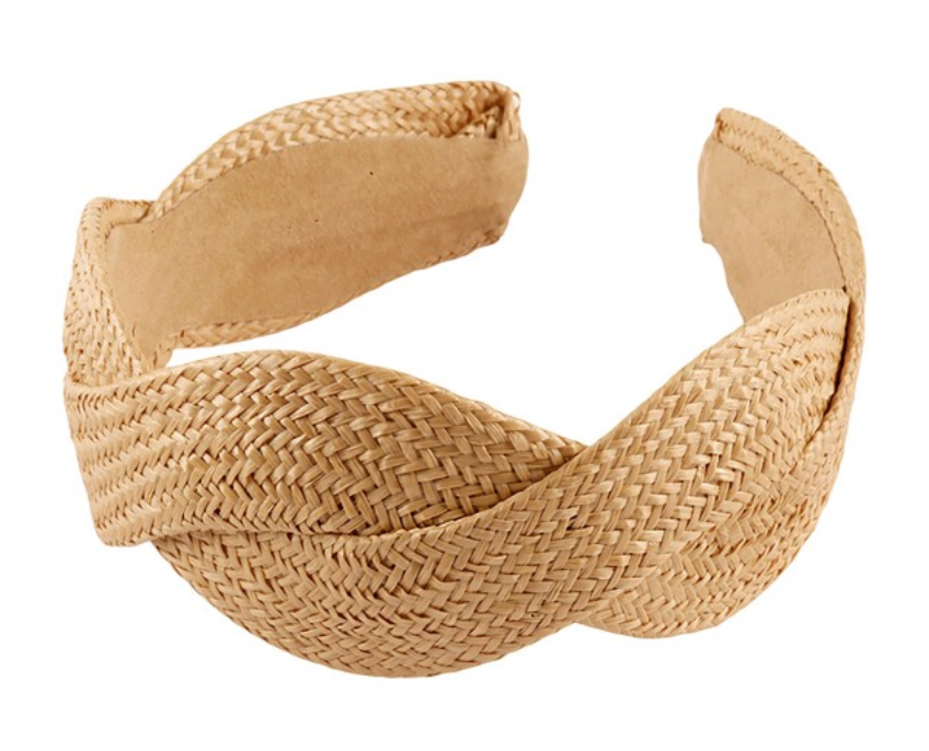 Woven Straw Headband