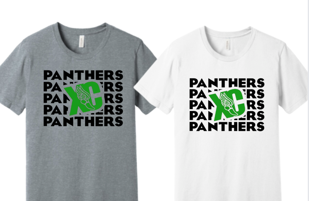 Nease XC Panthers on Repeat Unisex Tees