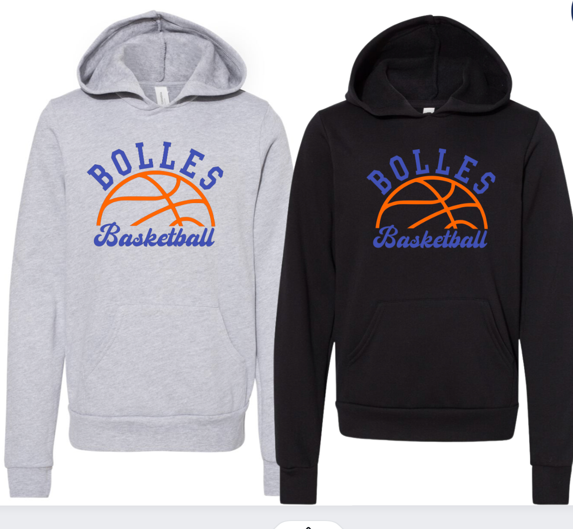 Bolles Basketball Ball Arch Sweatshirt and Tees