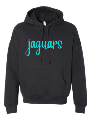 Jaguars Cursive Puff  Design Luxe Sweatshirts