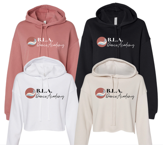 BLA Logo Ladies Cropped Hoodies