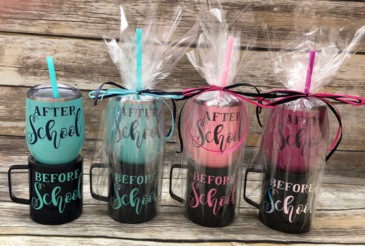 Before and After School Tumbler Set