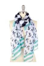 Summer Weight Patterned Scarves