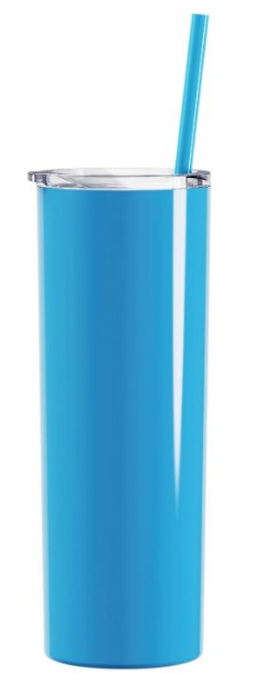Tall Straw Stainless Steel Tumbler