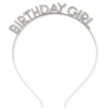 Birthday Girl Rhinestone Headband