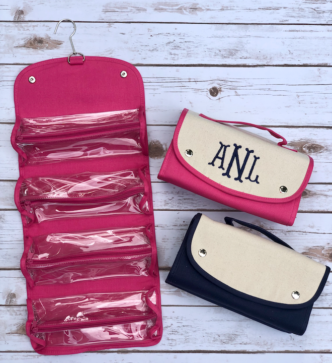 Roll-Up Cosmetic Travel Bag