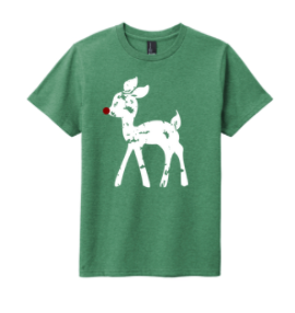 Toddler and Youth Distressed Deer Tee