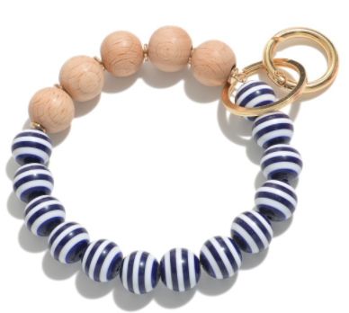Beads and Stripes Key Bangles
