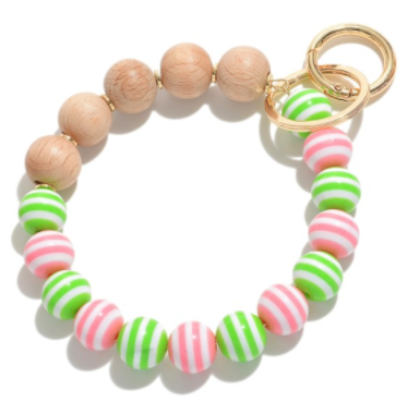 Beads and Stripes Key Bangles