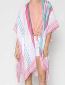 Summer Striped Kimono
