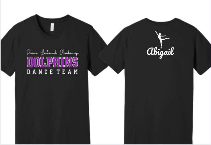 PIA Dance Team Personalized Competition Tee