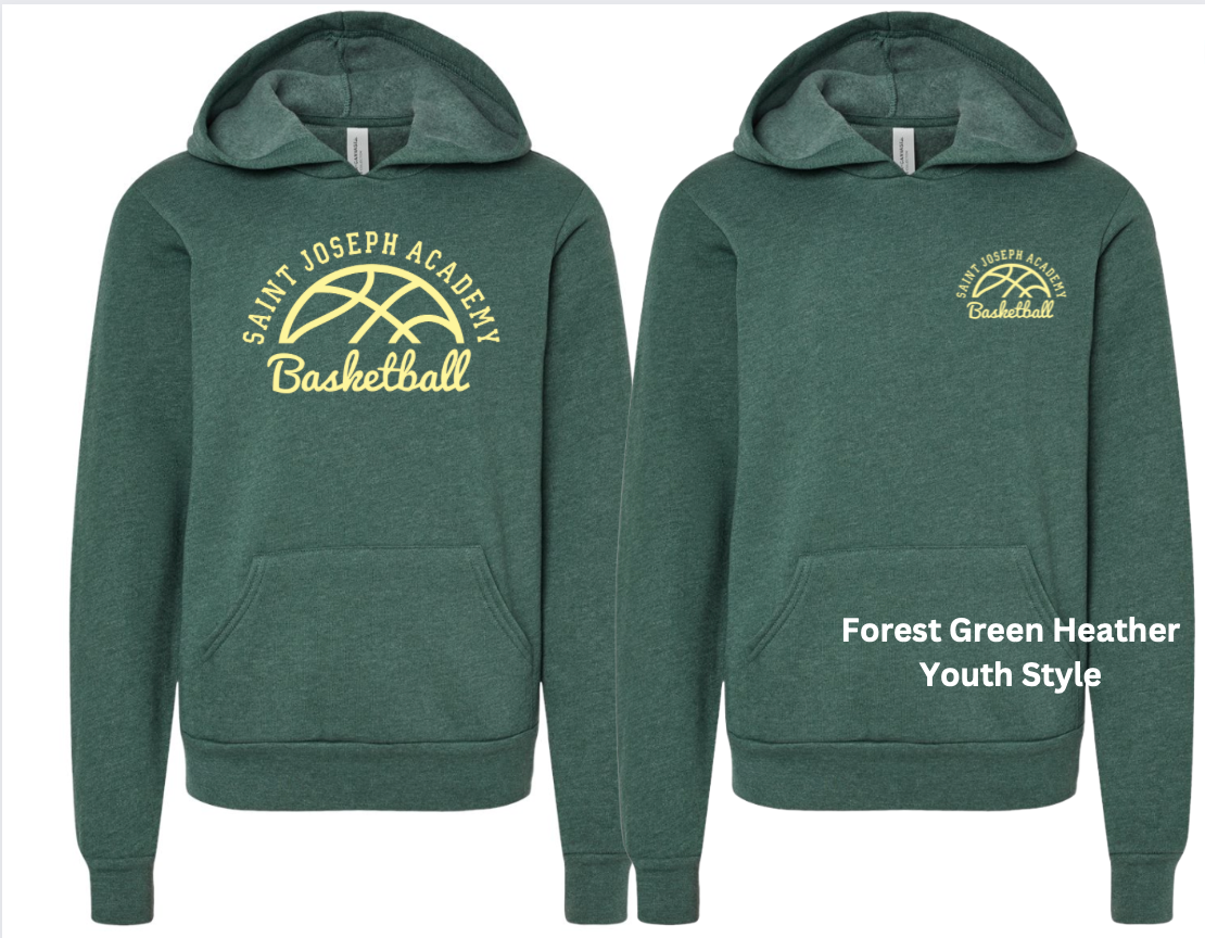 SJA Basketball Adult and Youth Luxe Hoodies