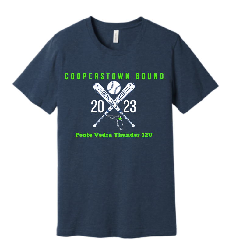 PV Thunder 12U Cooperstown Youth Tee