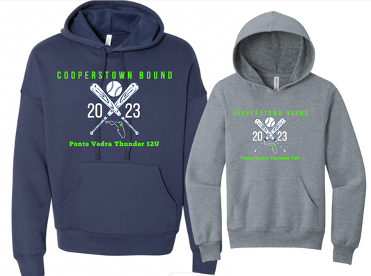 PV Thunder 12U Cooperstown Youth and Adult Luxe Hoodies