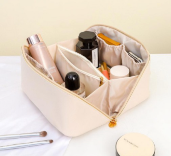 Travel Makeup Bag with Organization